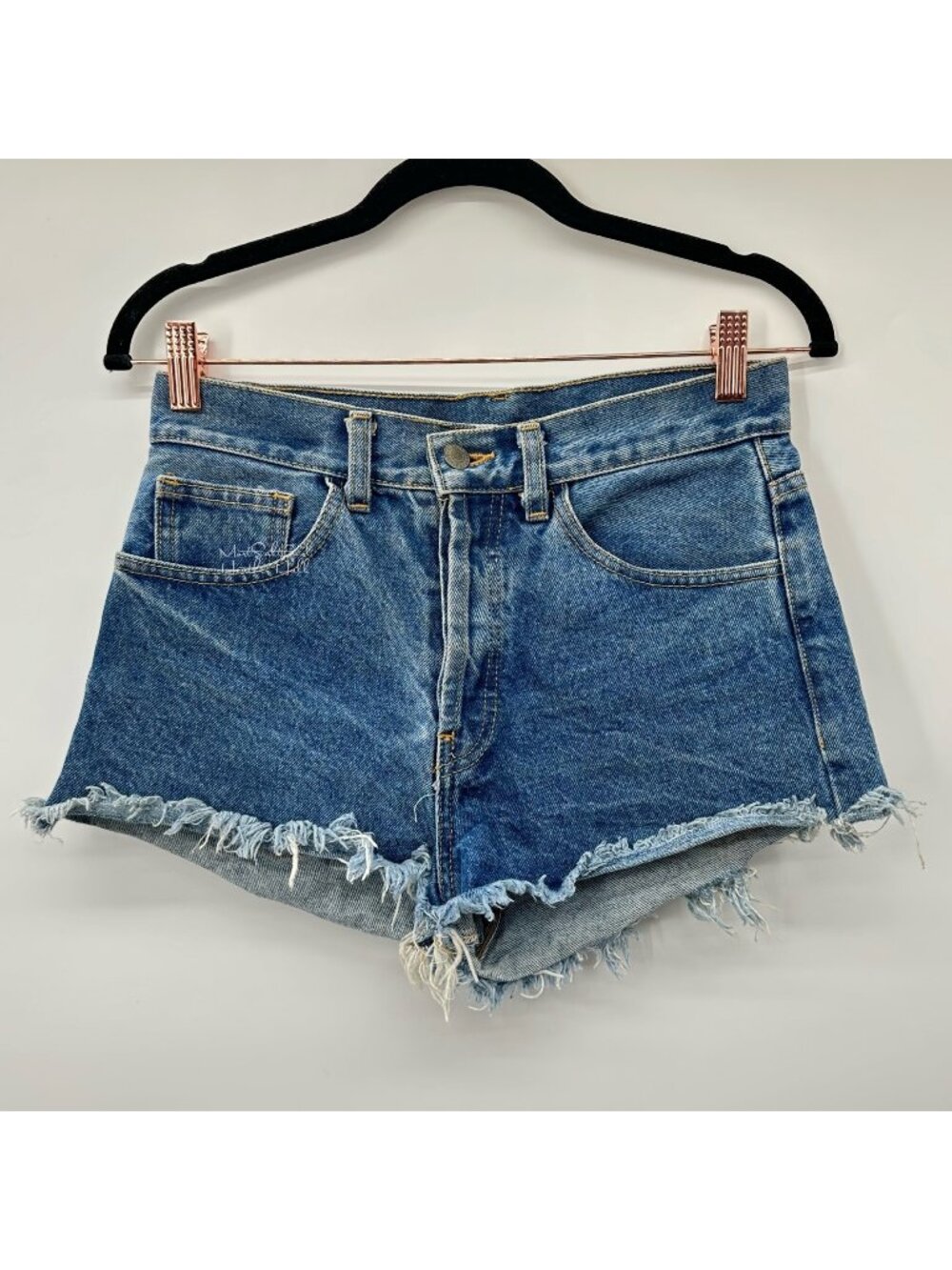 John Galt High Rise Mini Booty Shorts Size 27
